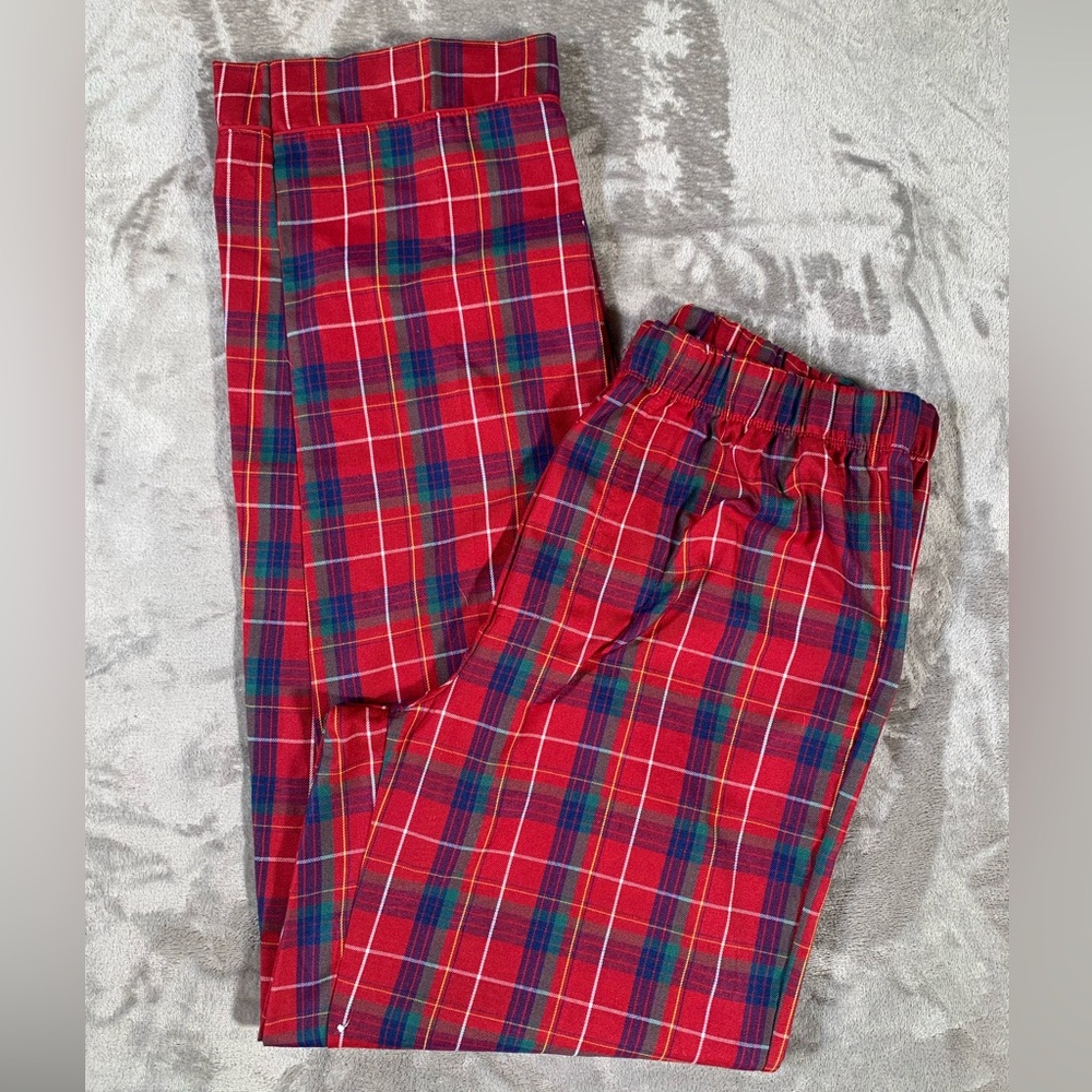 Disney Store Women’s Red Plaid Lounge Pants Sz Small